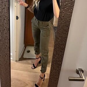 Express Green Cargo Pants